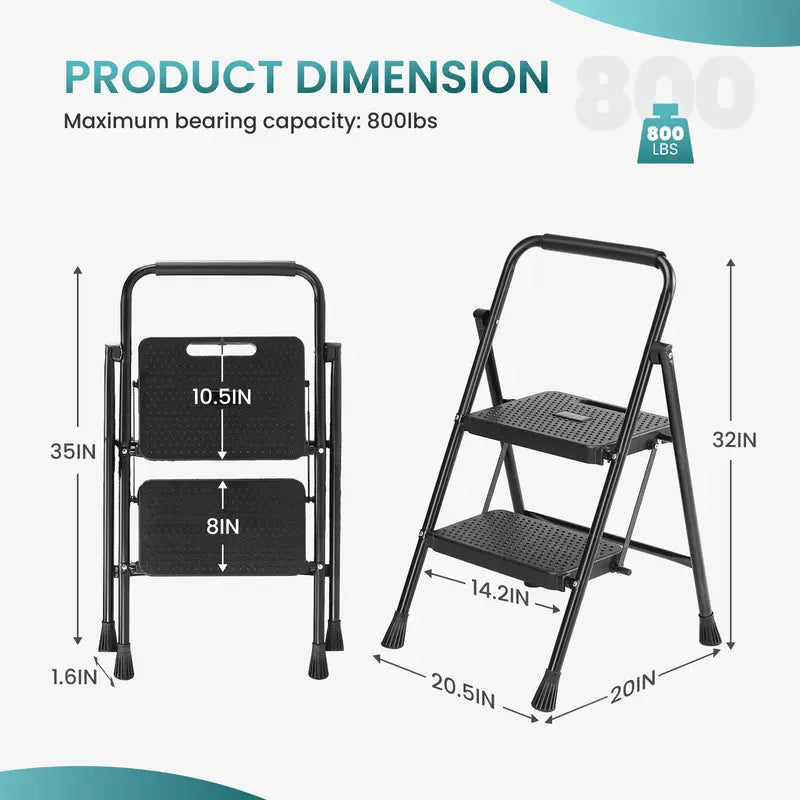 800lbs Capacity Portable Step Stool