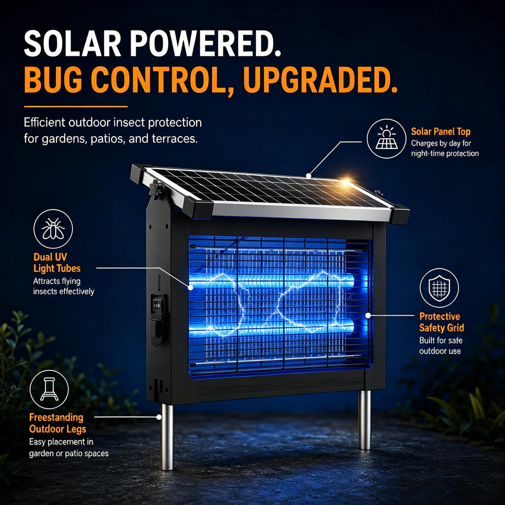 Portable Solar Insect Trap for Yard