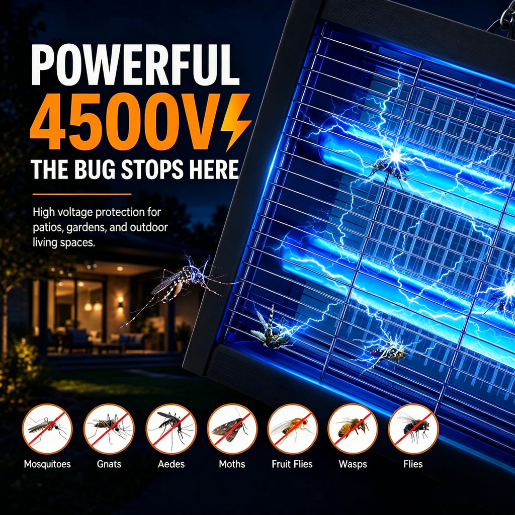 Portable Solar Insect Trap for Yard