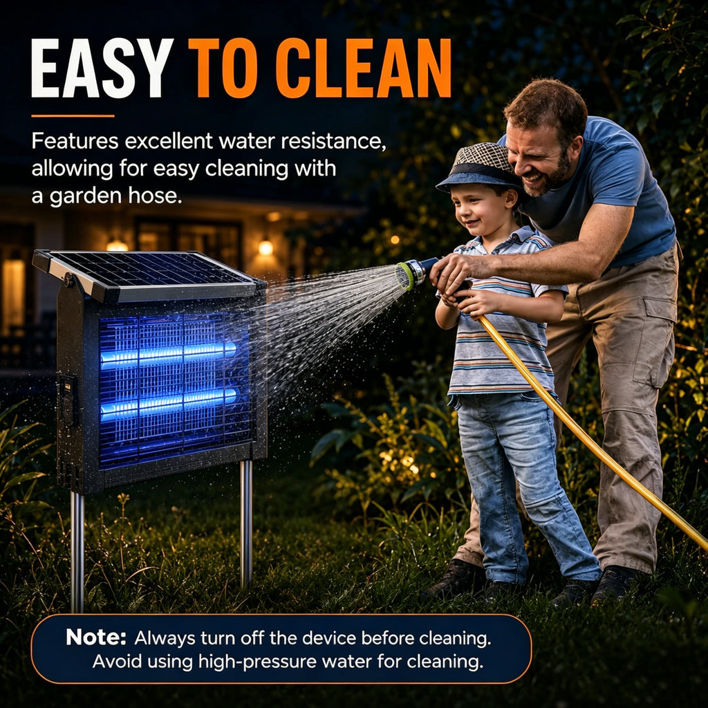 Portable Solar Insect Trap for Yard
