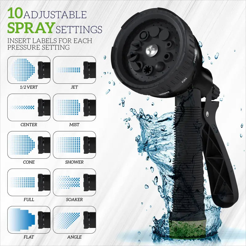 Expandable Garden Hose with Brass Connectors
