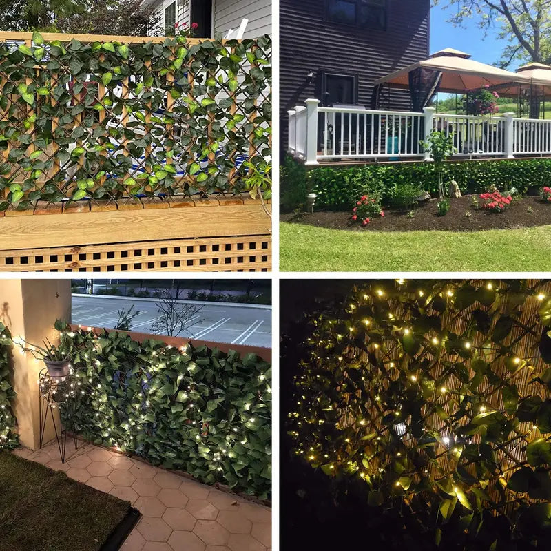 Outdoor Patio Ivy Screen for Privacy & Decor