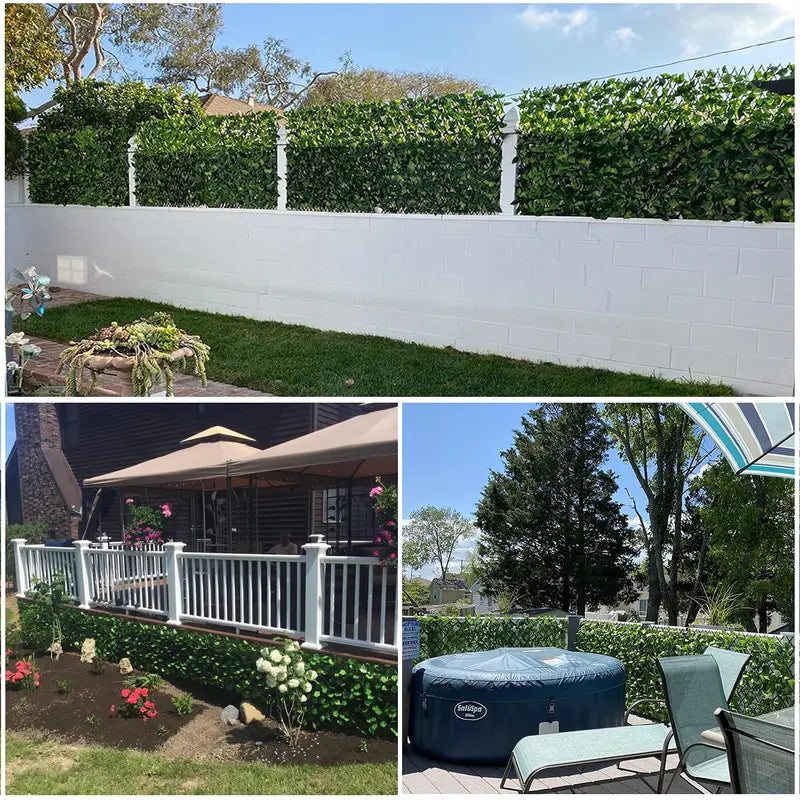 Outdoor Patio Ivy Screen for Privacy & Decor
