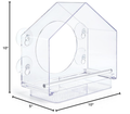 Weatherproof Clear Bird Watching Feeder