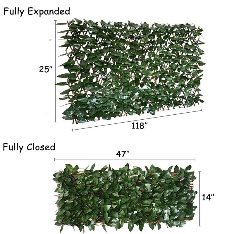 Outdoor Patio Ivy Screen for Privacy & Decor