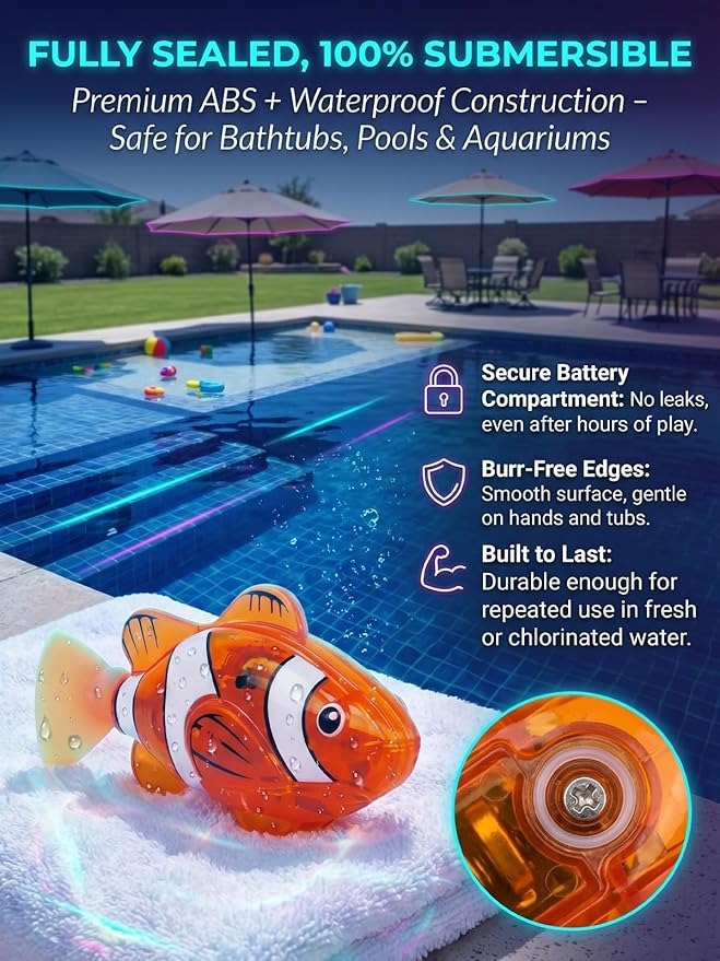 Water Activated Electronic Pet Robot Fish