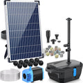 8W Solar Pond Filter with 3600mAh Battery