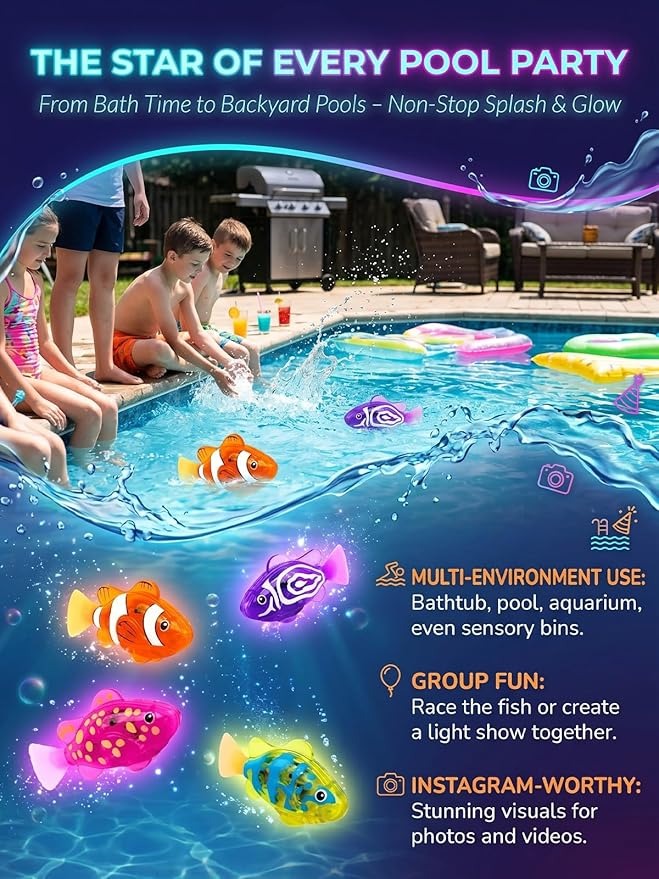 Water Activated Electronic Pet Robot Fish