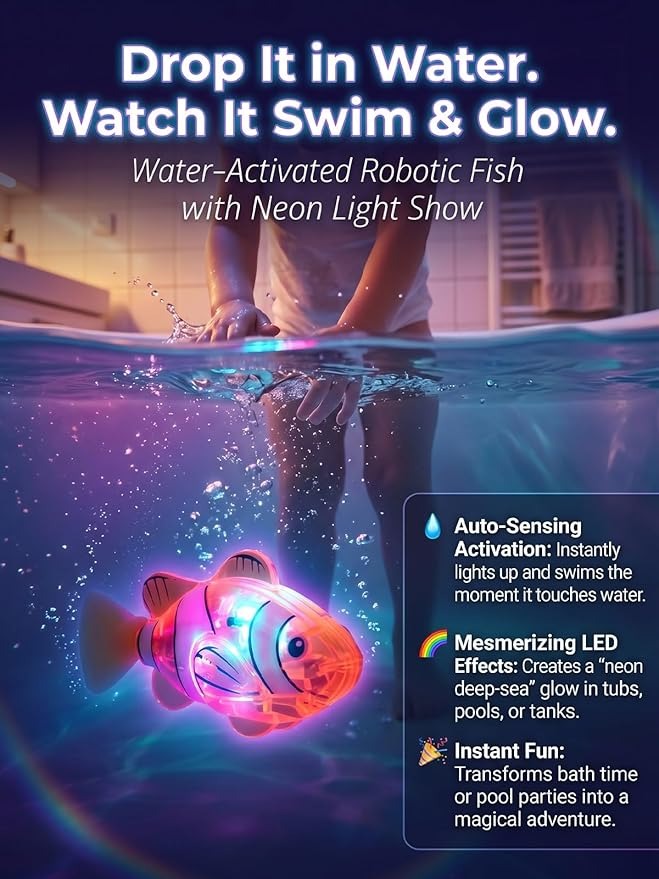 Water Activated Electronic Pet Robot Fish