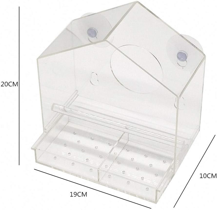 Weatherproof Clear Bird Watching Feeder
