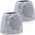 Outdoor Solar Stone Speakers Multi Sync & Light