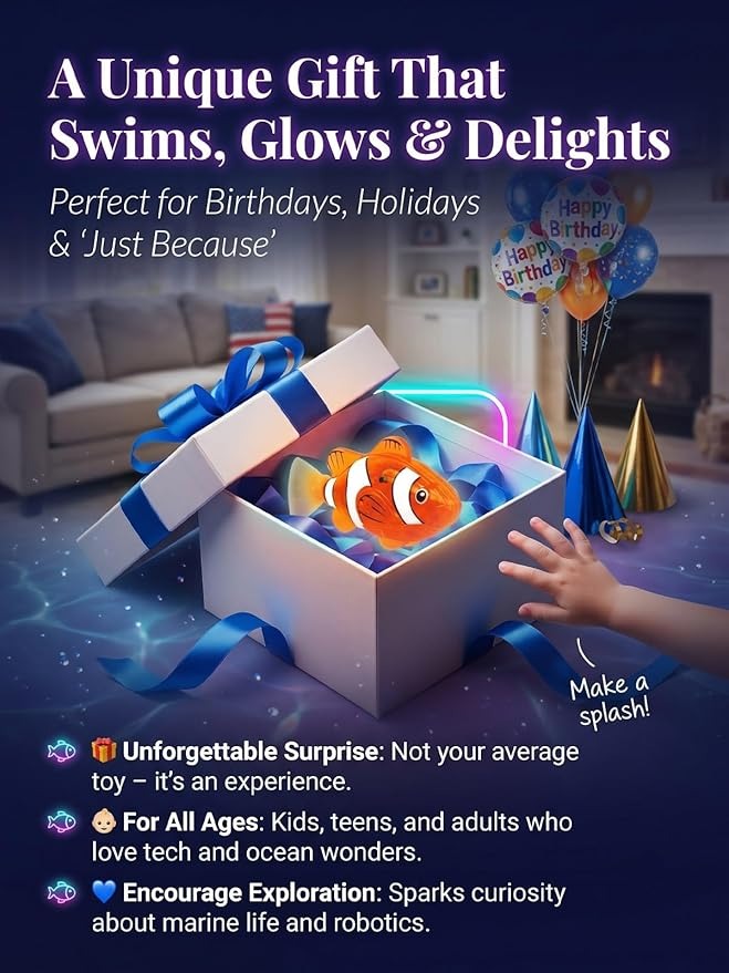 Water Activated Electronic Pet Robot Fish