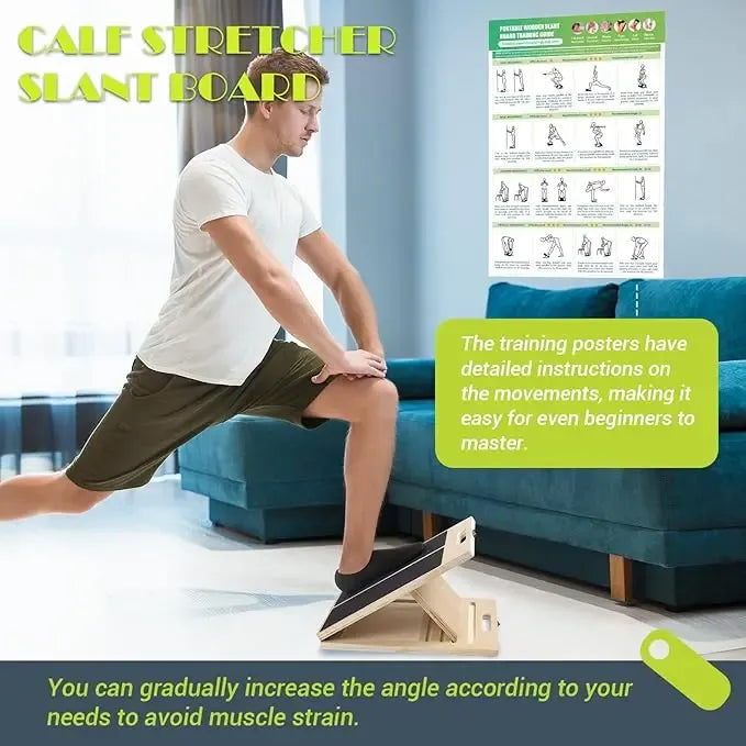 Portable Incline Board for Leg Exercise