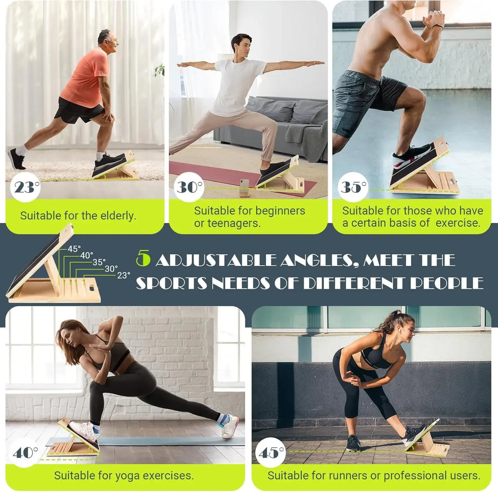 Portable Incline Board for Leg Exercise