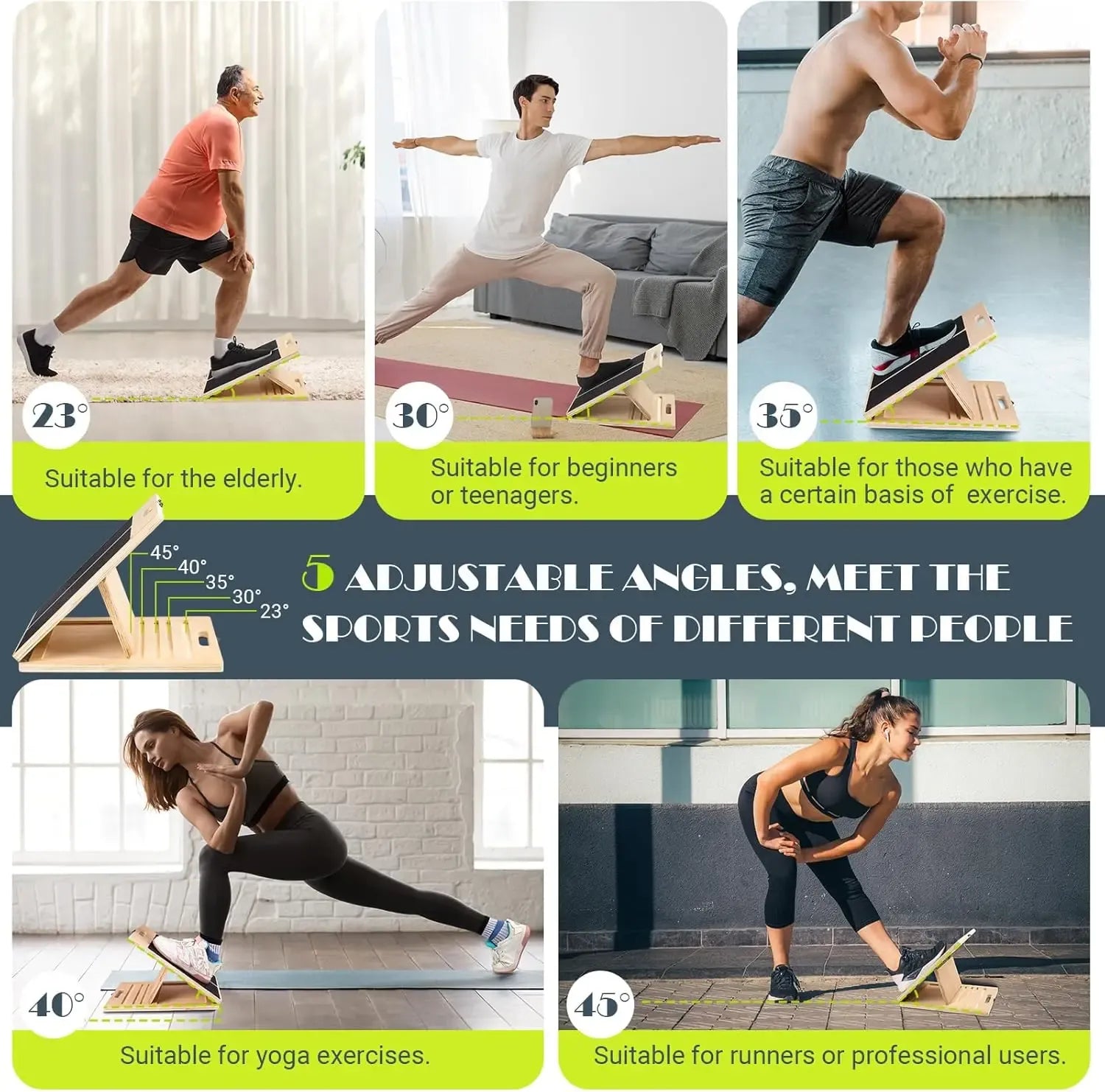 Portable Incline Board for Leg Exercise