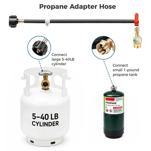 36 Inch Propane Tank Adapter Hose