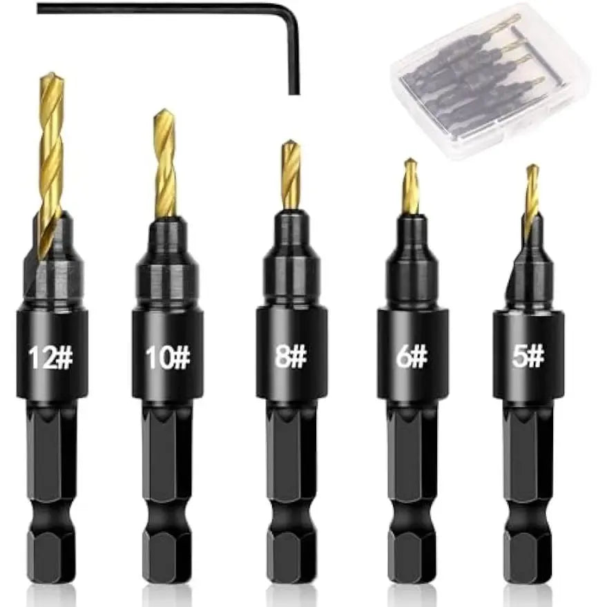 Professional Wood Drilling Countersink Kit