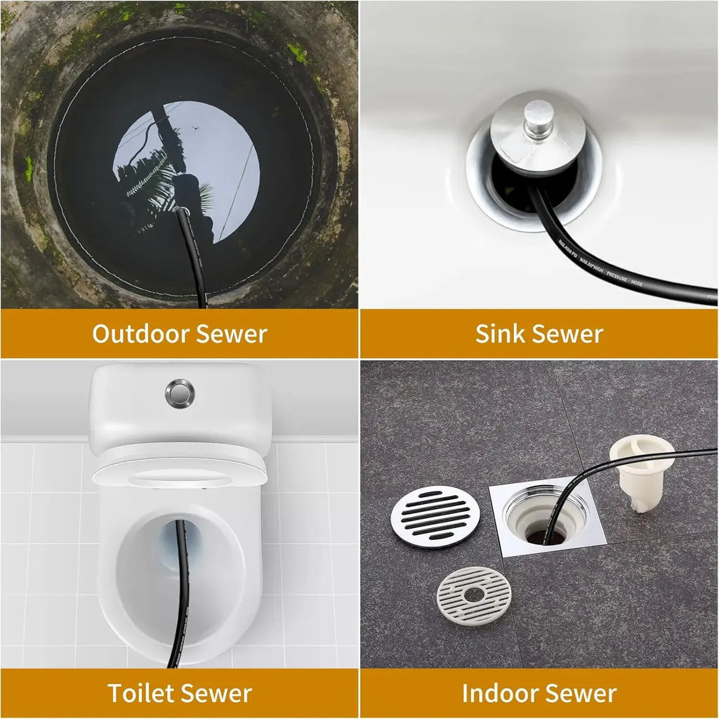 Summervibes 4000PSI Sewer Jetter Kit