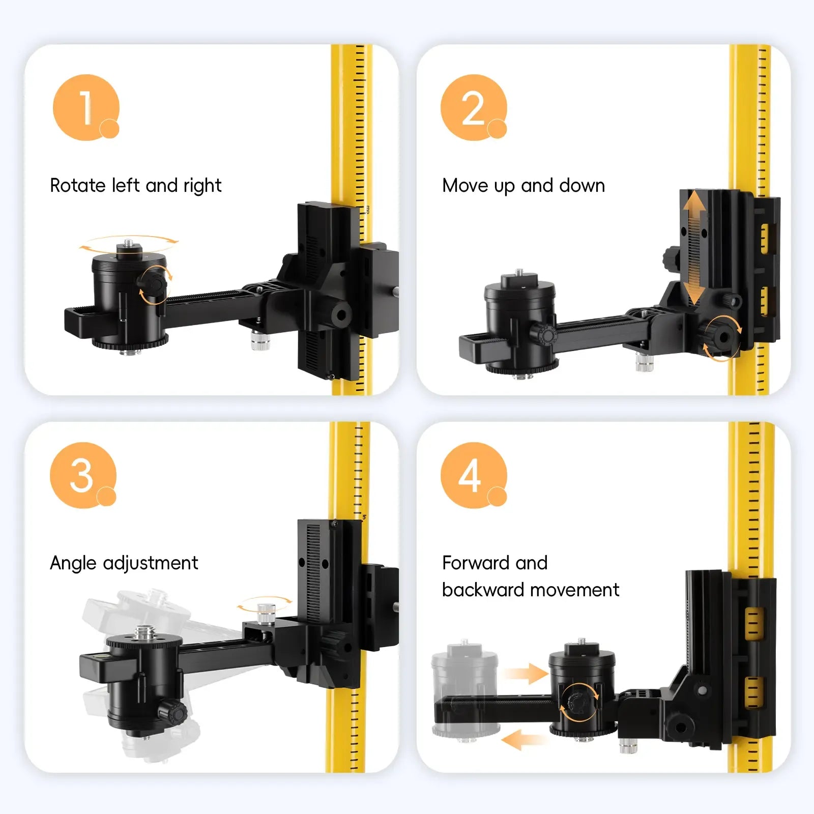 Laser Pole with Tripod & Adapter