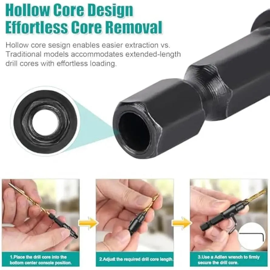 Professional Wood Drilling Countersink Kit