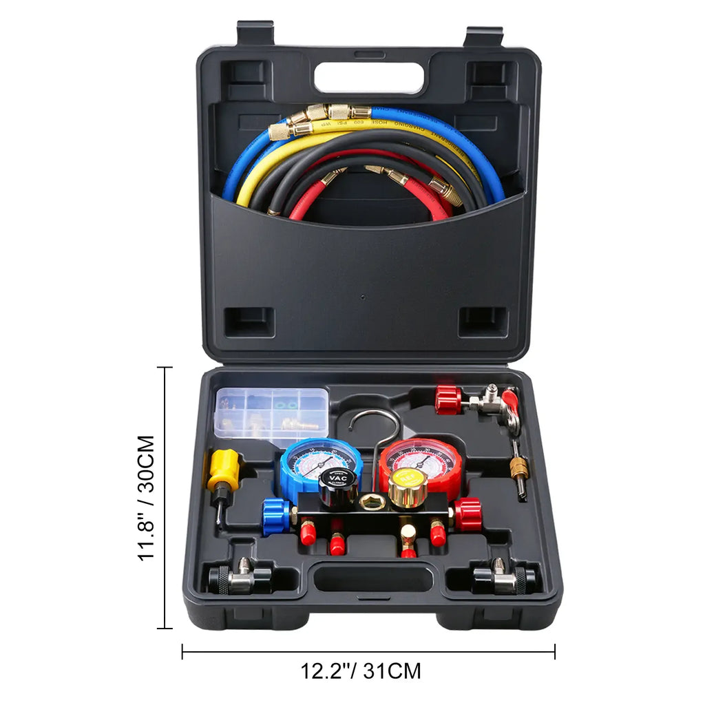 4 Way AC Manifold Gauge Set
