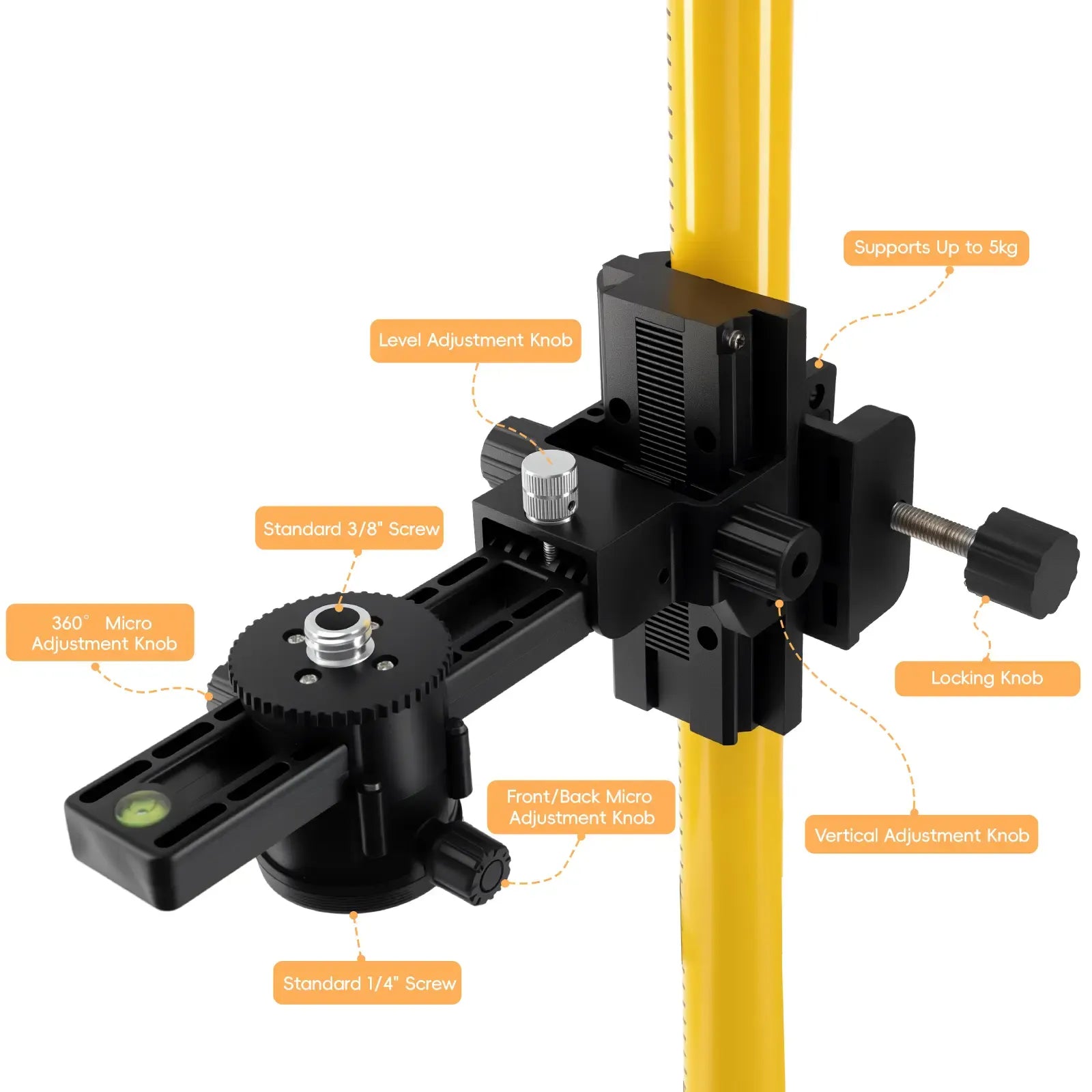 Laser Pole with Tripod & Adapter