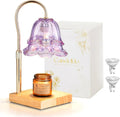 Floral Candle Melter Lamp 2 Bulbs Included