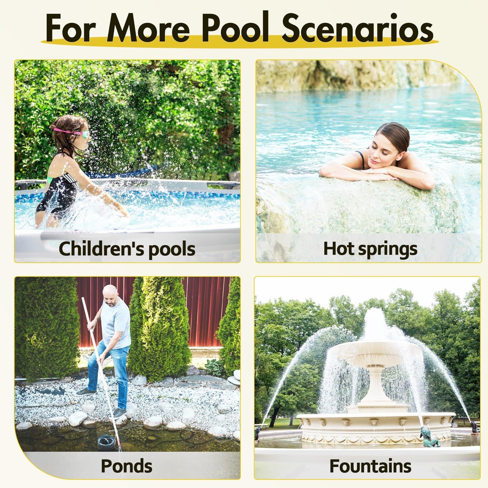 Large Capacity Pool Cleaning Net
