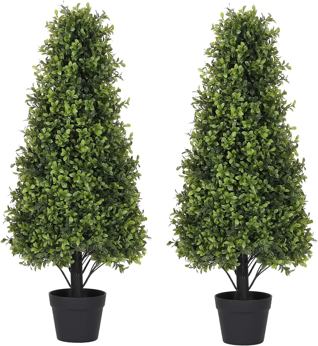 UV Resistant Faux Cone Topiary Bushes