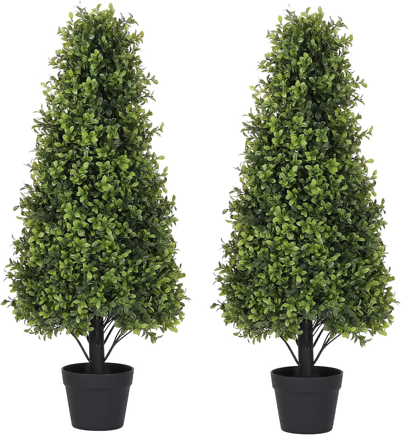 UV Resistant Faux Cone Topiary Bushes
