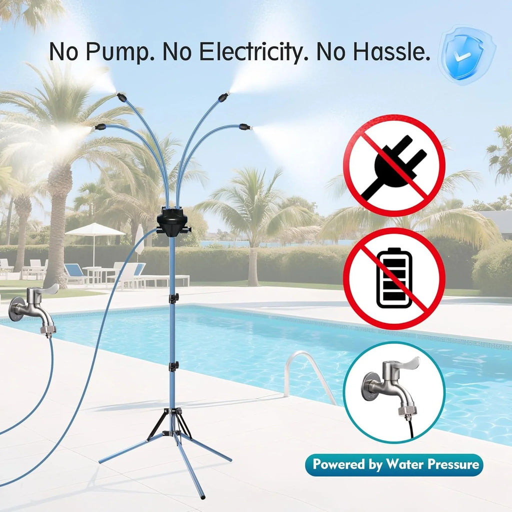 Adjustable Portable Outdoor Misting System