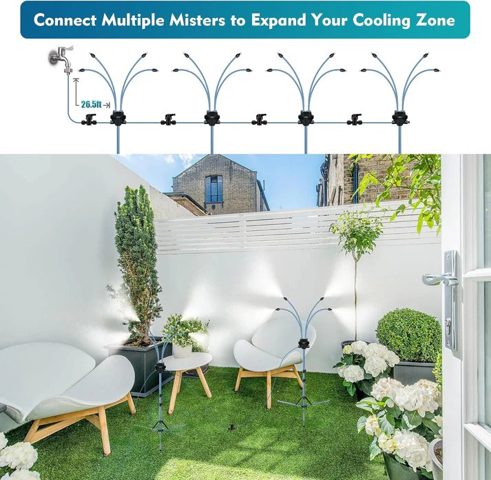 Adjustable Portable Outdoor Misting System