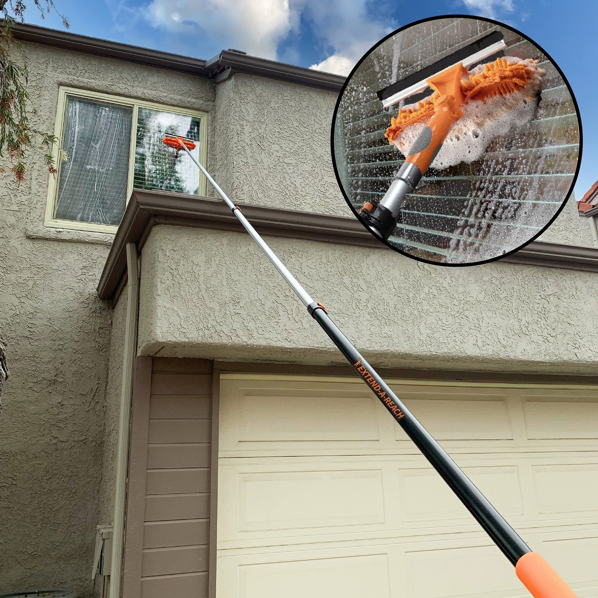 Extension Pole Window Washing Tool Set