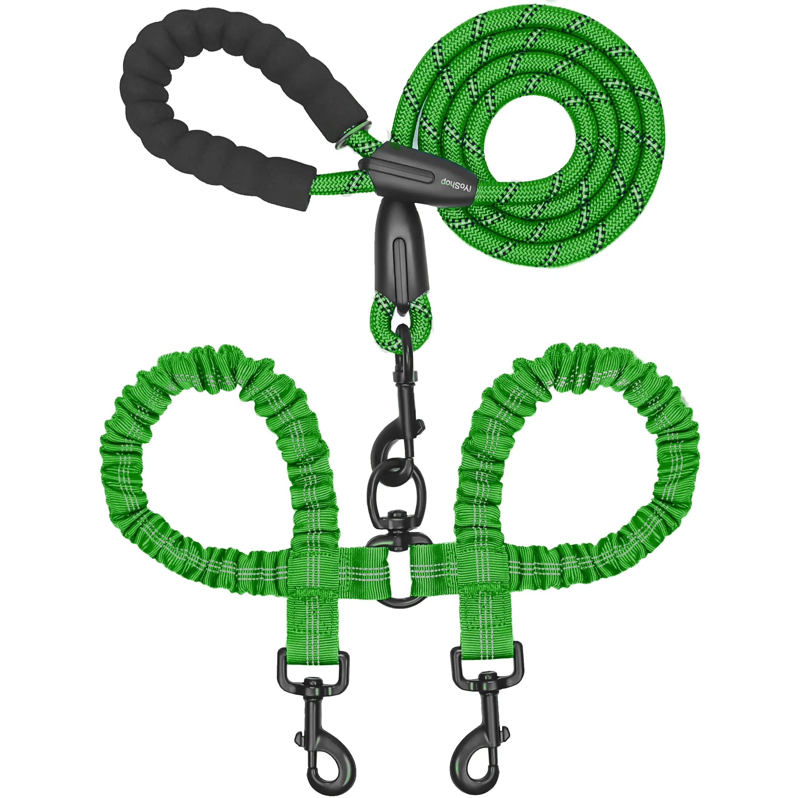 360° Swivel Dual Dog Leash