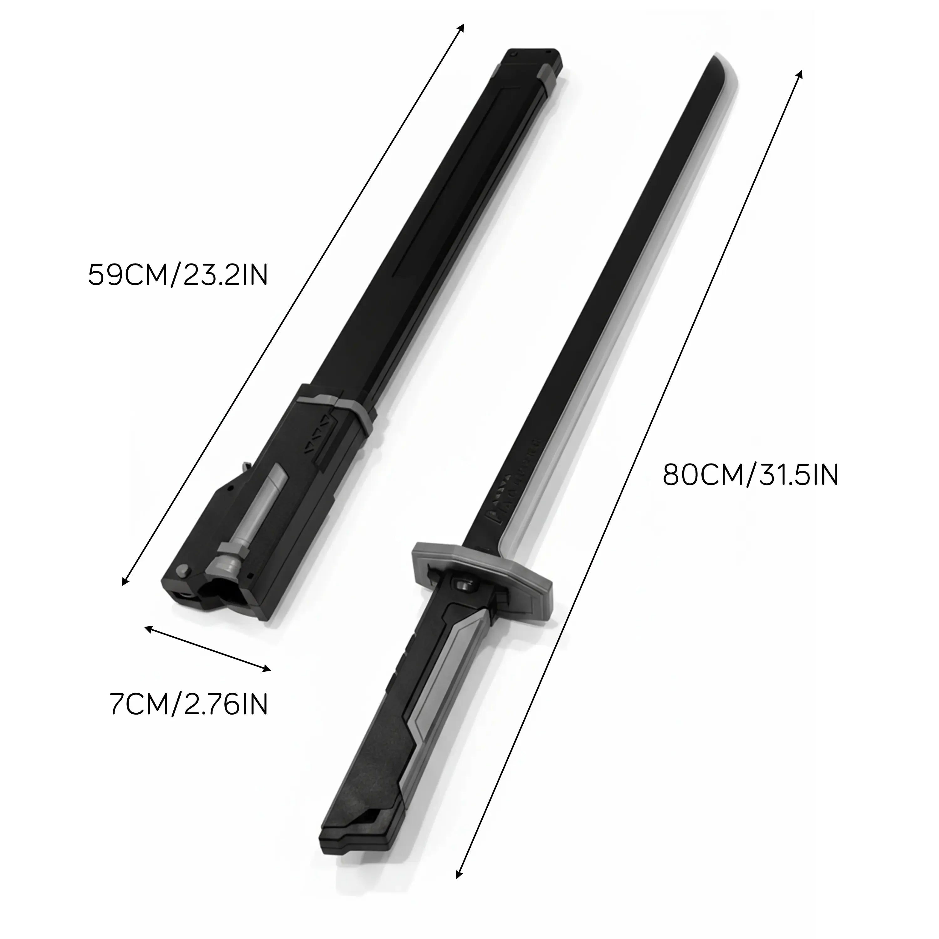 31.5 Inch RGB Fog Lightsaber with Sound