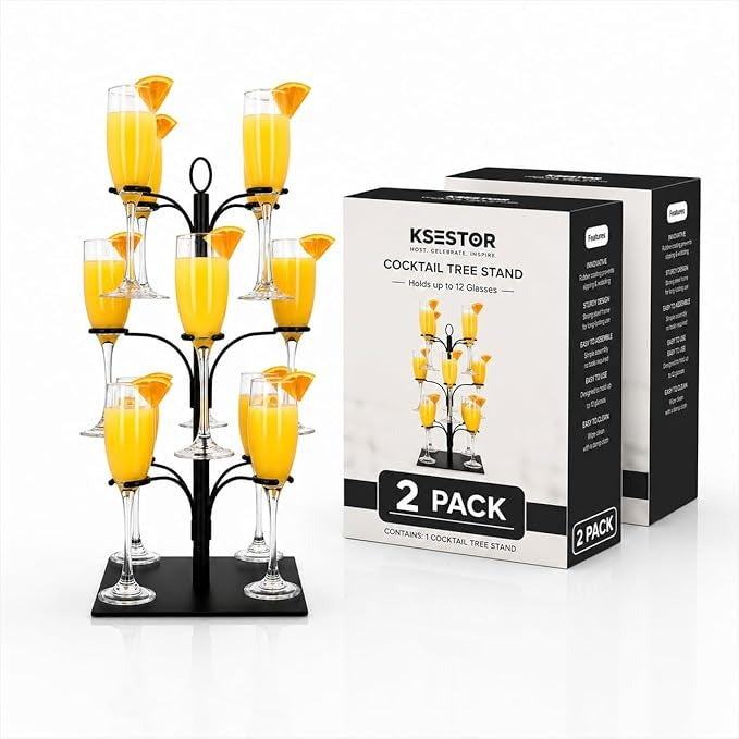 Wine Glass Tower Storage Stand