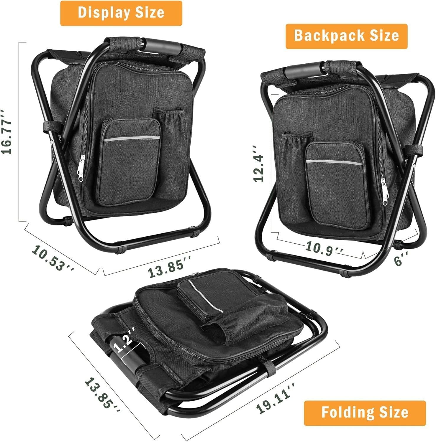 Portable Folding Fishing Cooler Chair