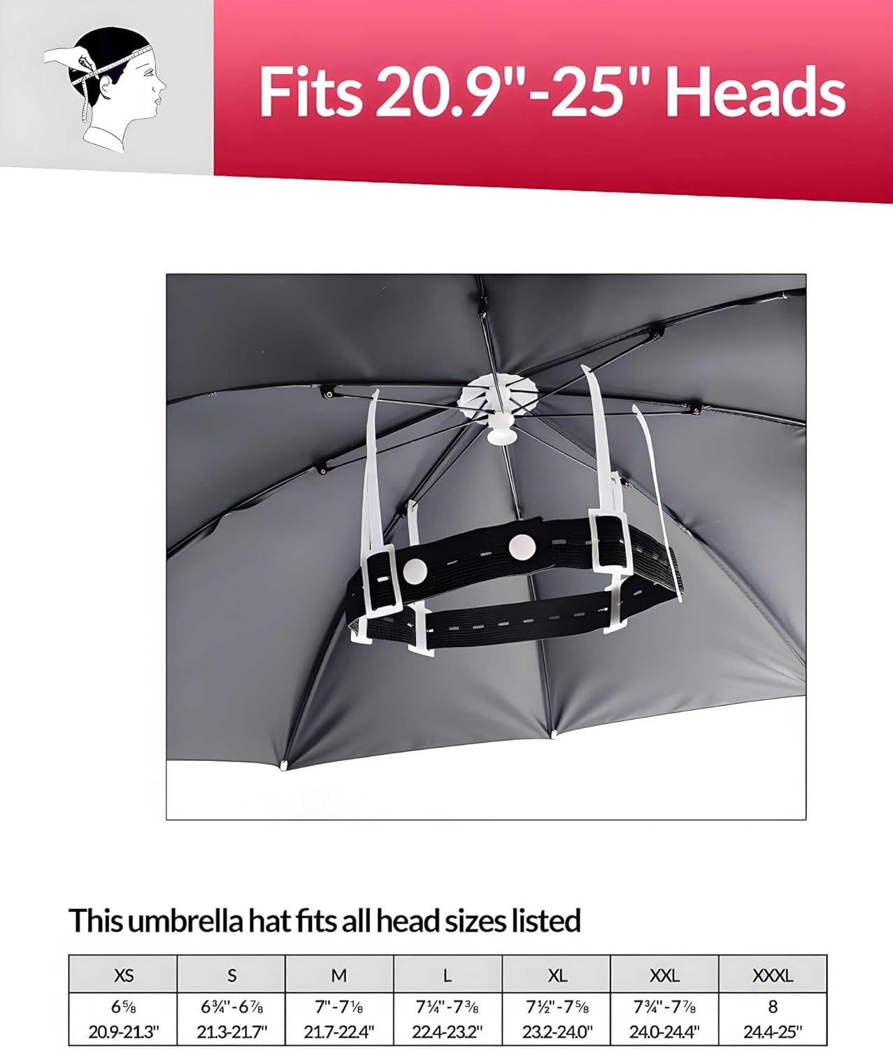 Lightweight Head Umbrella