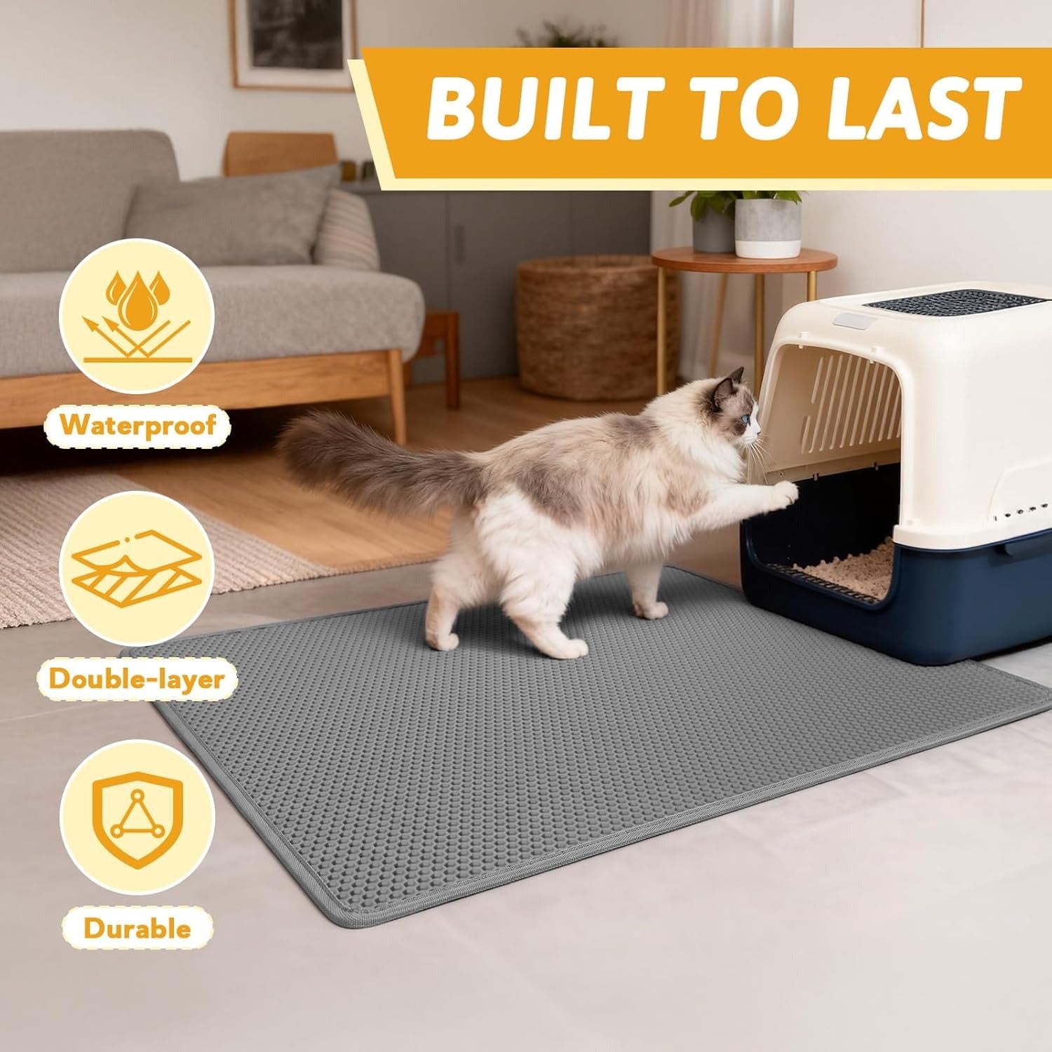 Urine Proof Cat Litter Mat