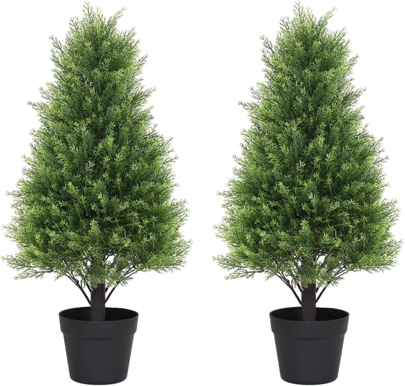 UV Resistant Faux Cone Topiary Bushes