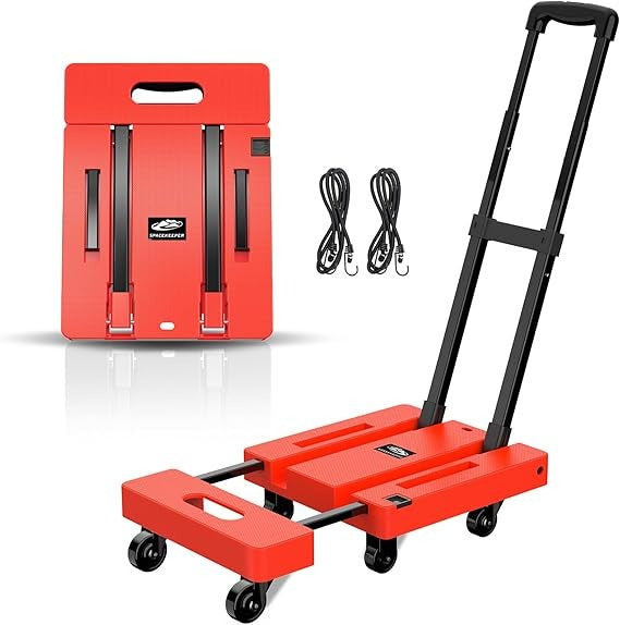 500LB Folding Hand Truck with 6 Wheels