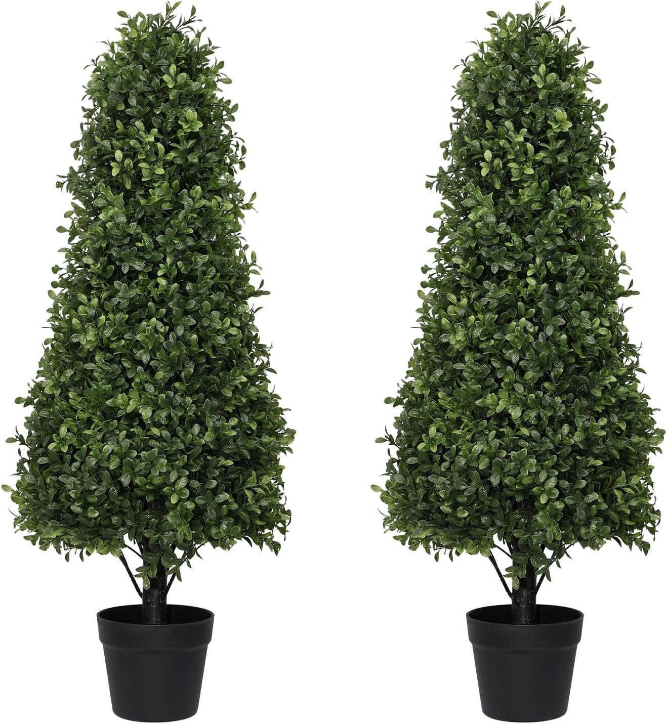 UV Resistant Faux Cone Topiary Bushes