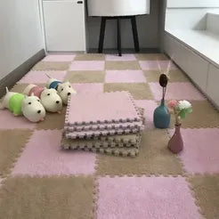 Soft Plush Baby Puzzle Play Mat