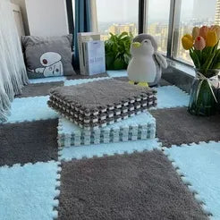 Soft Plush Baby Puzzle Play Mat