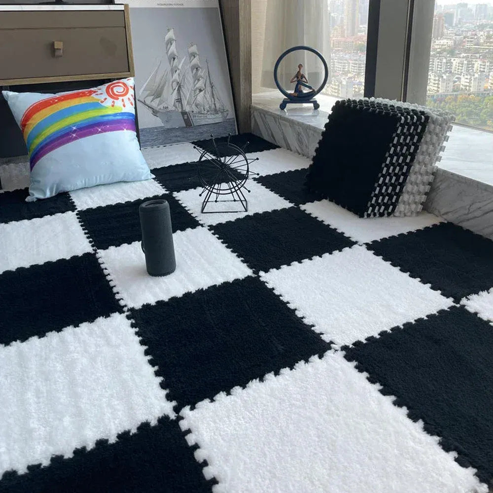 Soft Plush Baby Puzzle Play Mat