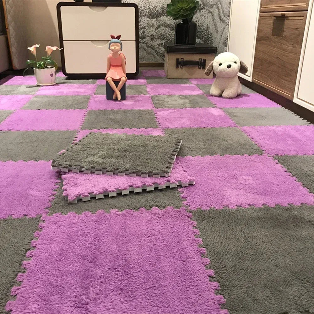Soft Plush Baby Puzzle Play Mat