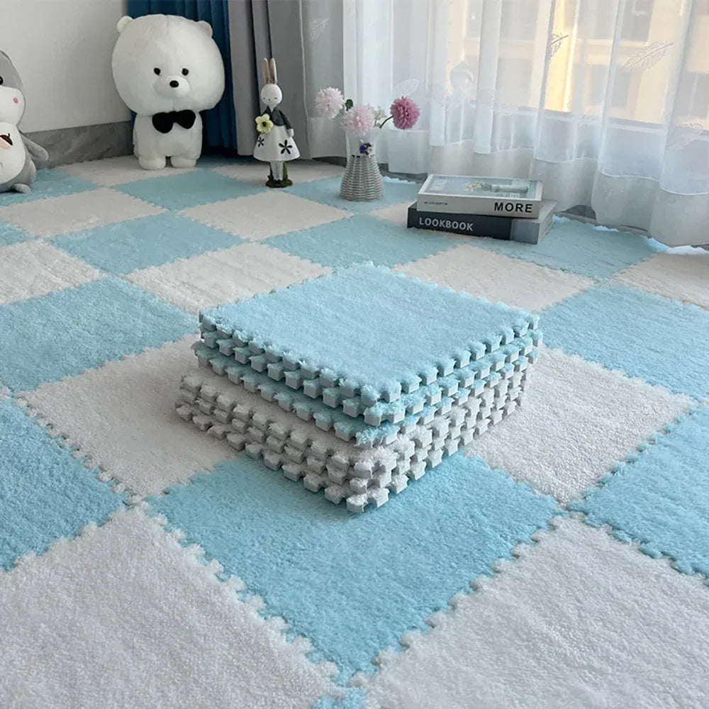 Soft Plush Baby Puzzle Play Mat