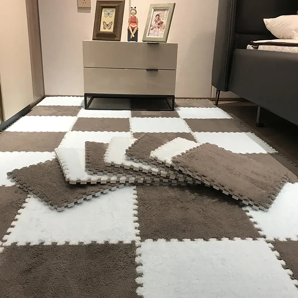 Soft Plush Baby Puzzle Play Mat