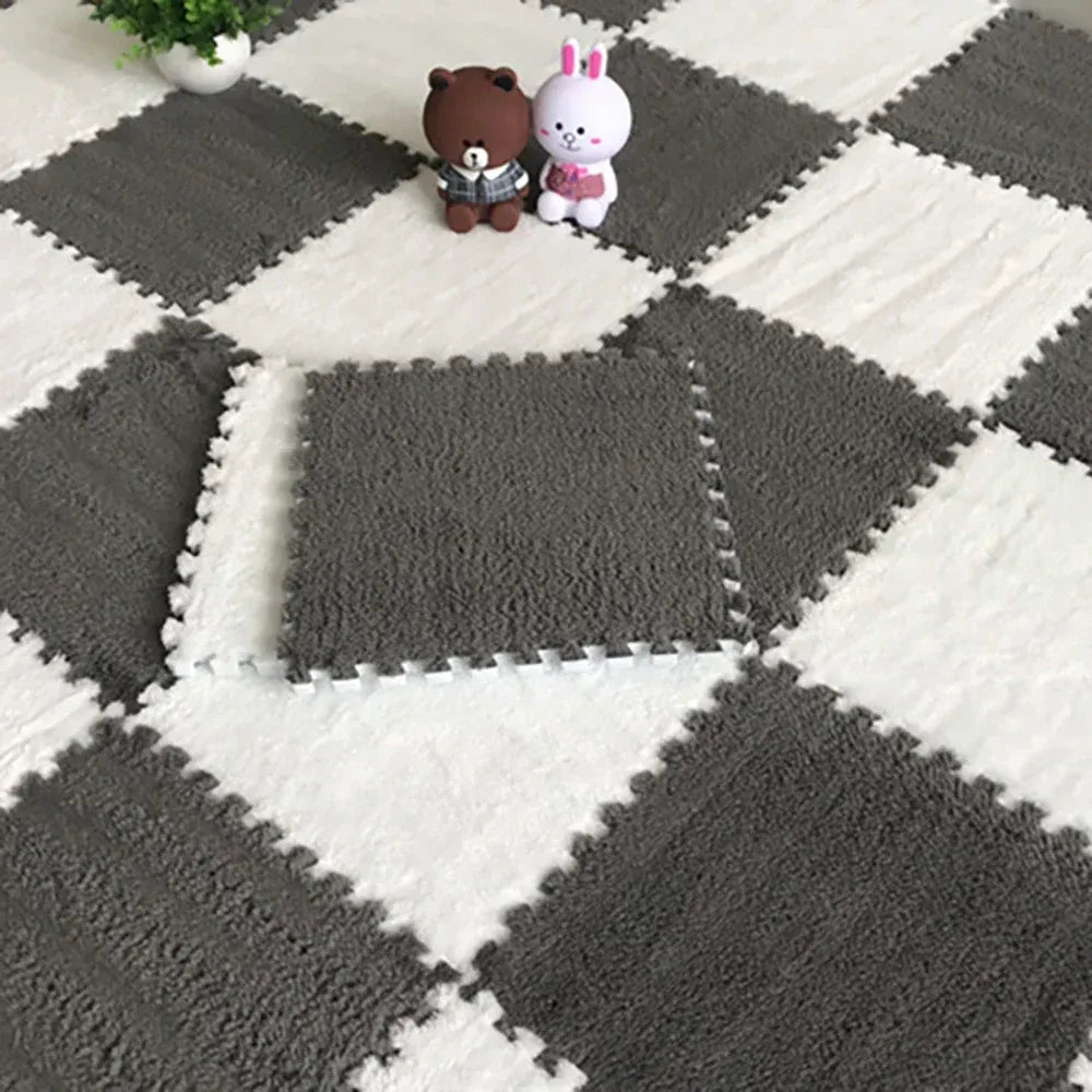 Soft Plush Baby Puzzle Play Mat
