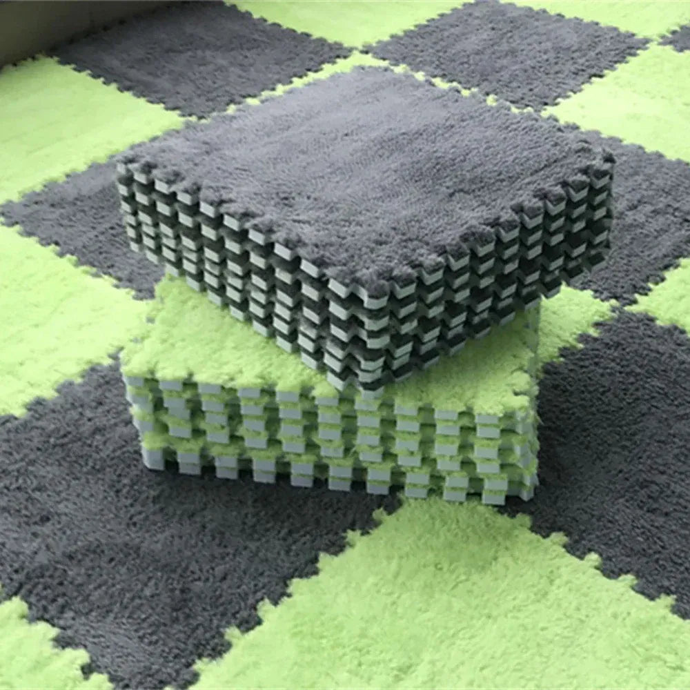 Soft Plush Baby Puzzle Play Mat